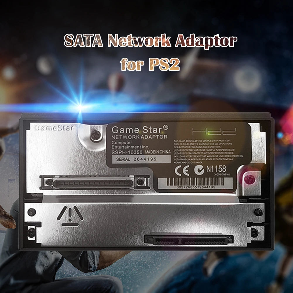 SATA Interface Network Card Adapter For PS2 Fat Game Console SATA HDD For Playstation 2 Sata Socket with Free McBoot Memory Card