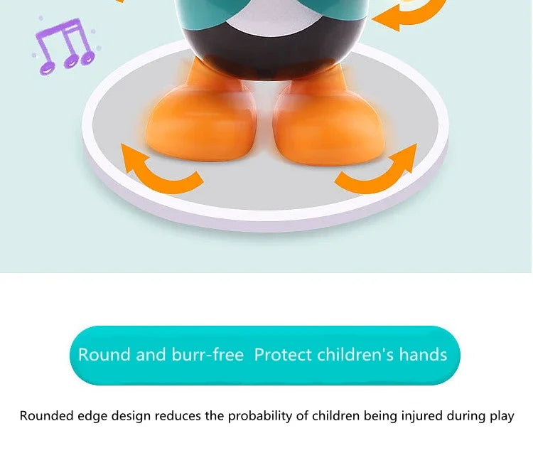 Music Penguin Electric Dancing Toy Robot Fun Educational Vocal Toy for All ages Boys Girls Interactive Learning and Playtime Fun