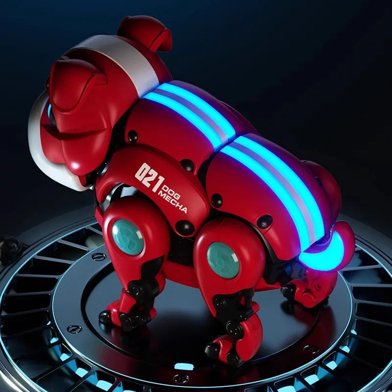 Robot dog, children's electric puppy toy, intelligent dog that can sing, dance, and make sounds, violent dog, mechanical dog