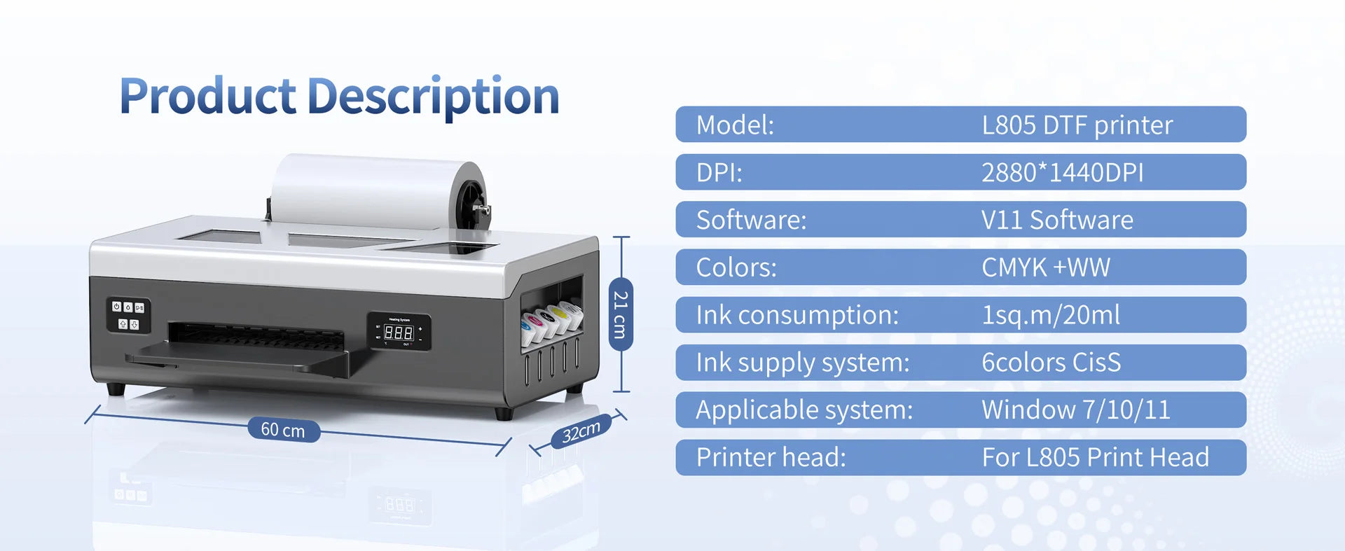 A4 DTF Printer L805 a4 dtf transfer printer for Epson l805 dtf printer bundle A4 t shirt printing machine with A4 dtf oven kits