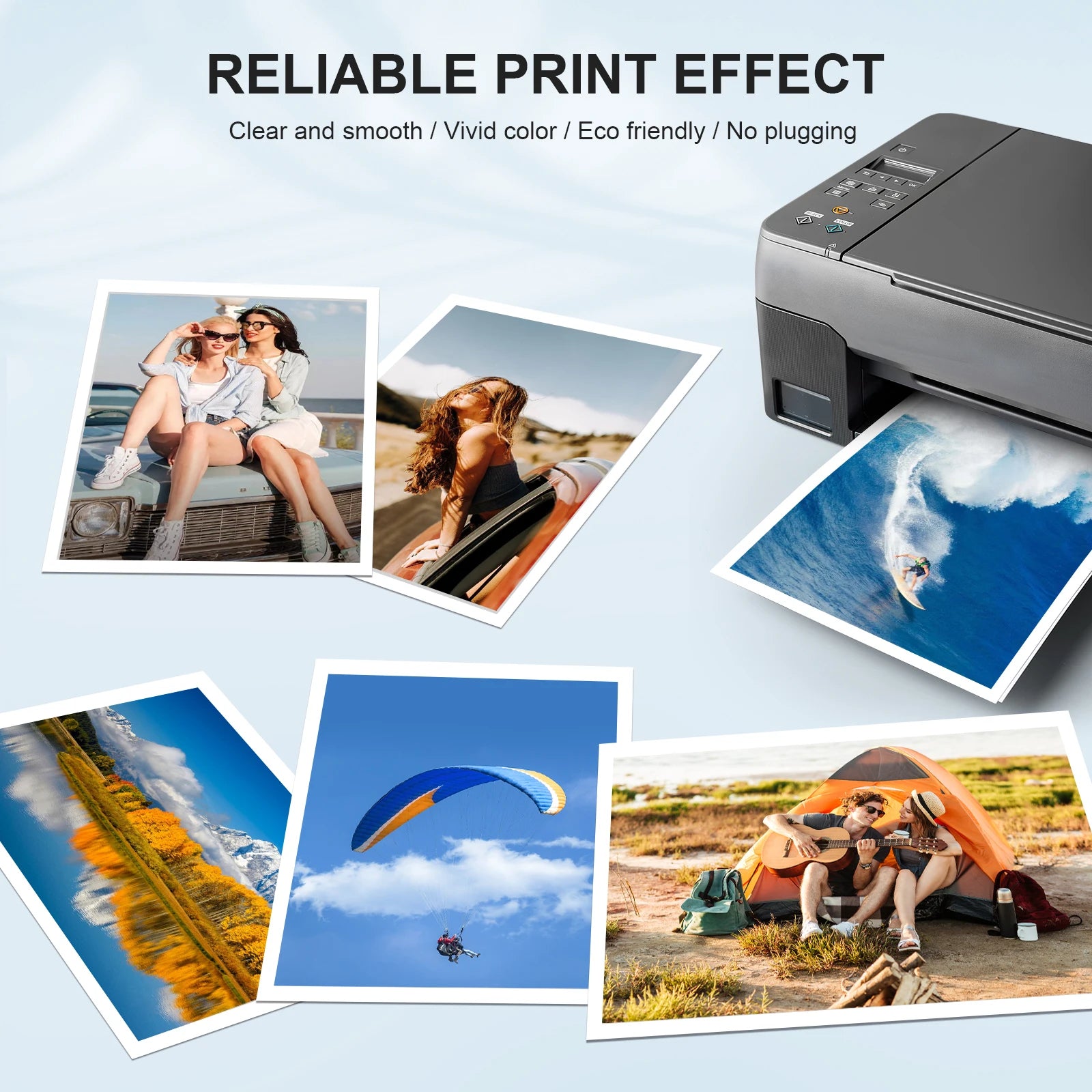 INKCLOUD 522 Ink Refill Bottles Replacement for Epson 522 502 ET-2800 ET-4800 ET-2400 ET-2803 ET-2720 ET-4700 ET-4810 ET-2840