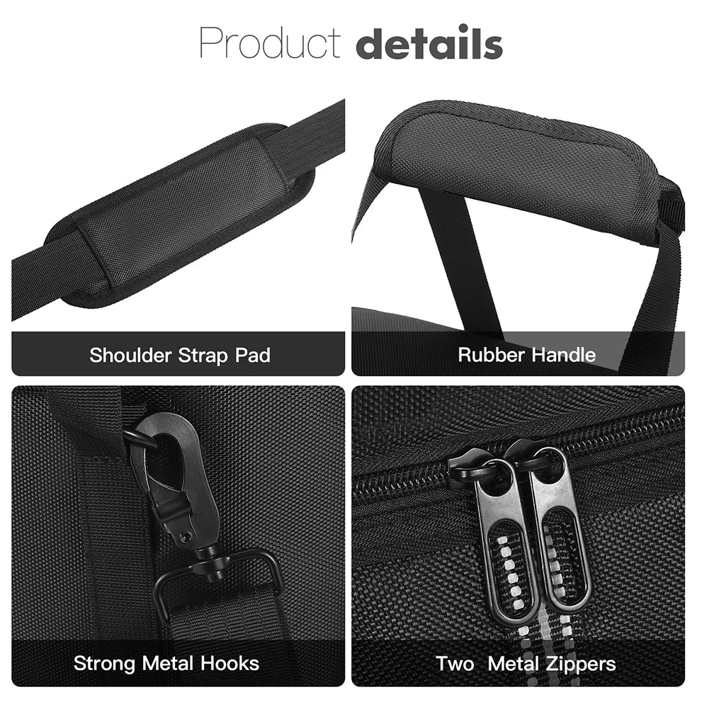 Carrying Case for BLUETTI Portable Power Station AC180 Bag Waterproof Anti-drop with Shoulder Strap & Handle Protective Case