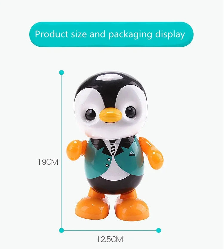Music Penguin Electric Dancing Toy Robot Fun Educational Vocal Toy for All ages Boys Girls Interactive Learning and Playtime Fun