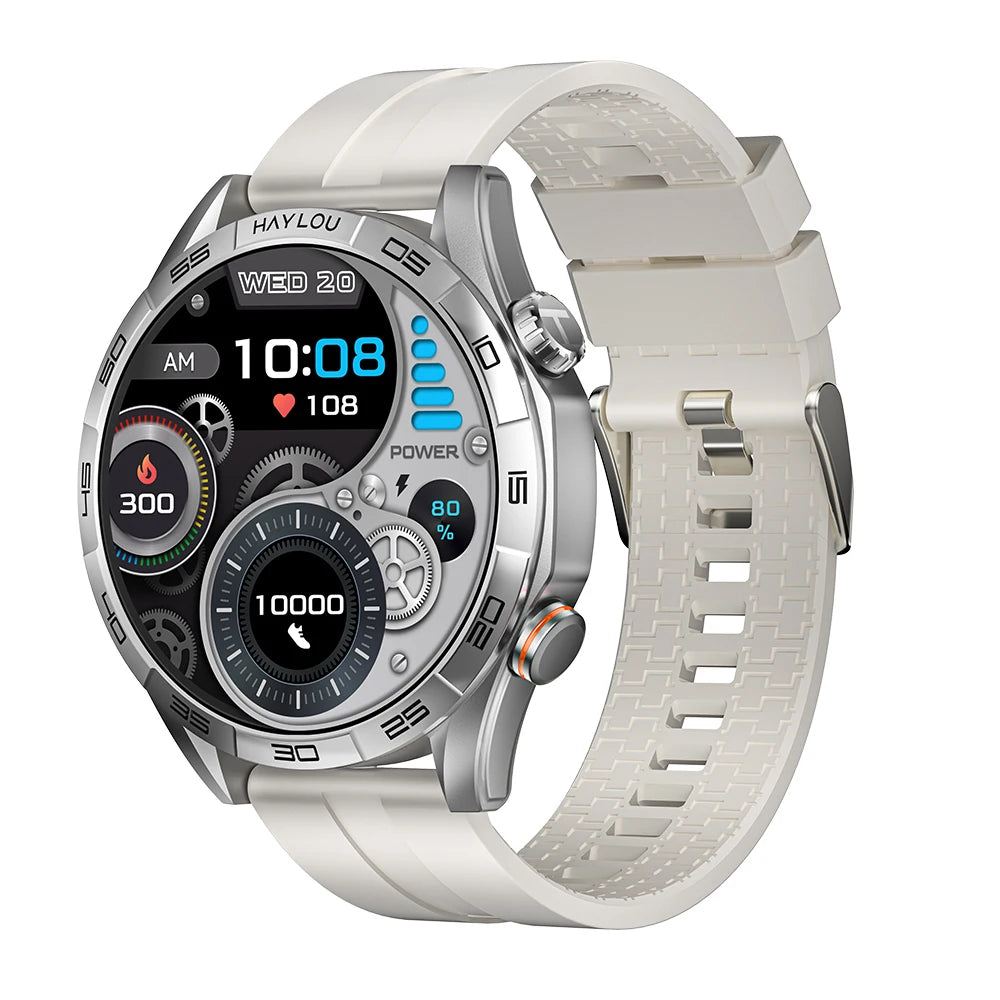 HAYLOU Solar 5 Smartwatchs 1.58'' AMOLED Display 60Hz Smart Watch Voice Calling 24H Health Monitoring Sports Smartwatch for Men