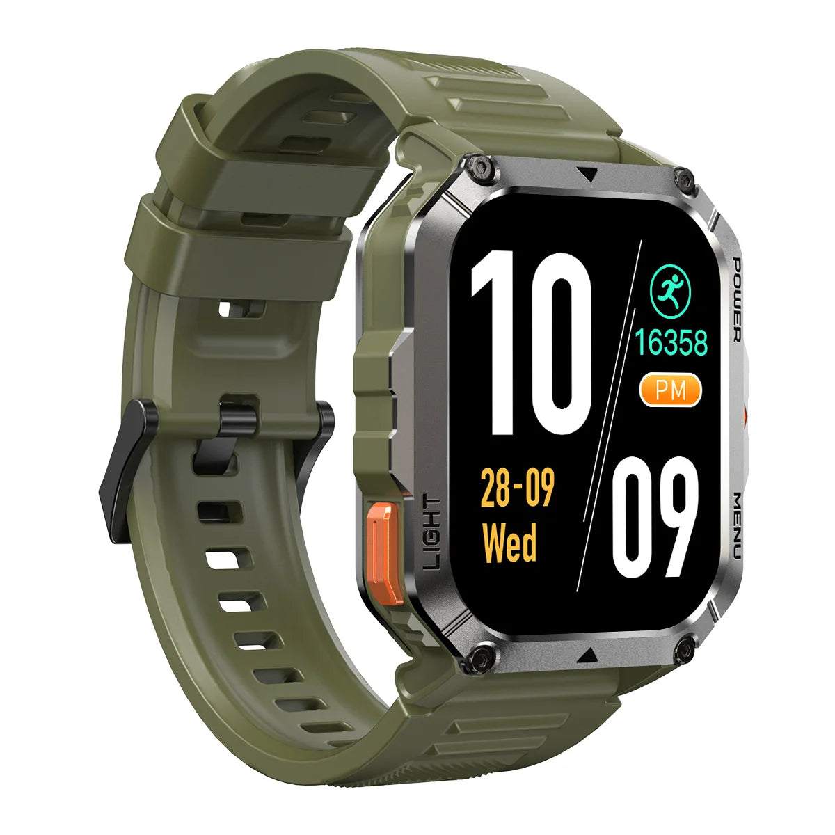 Blackview 2025 New  Waterproof Rugged Smart Watch W70 Pro 900mAh Rugged Smart Watch for Outdoor With Emergency Lighting, Compass