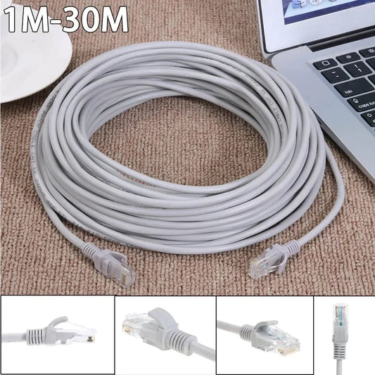 Ethernet Cable High Speed RJ45 Network LAN Cable Router Computer Cables Length 1m/1.5m/2m/3m/5m/10m/15m/20m/25m/30m