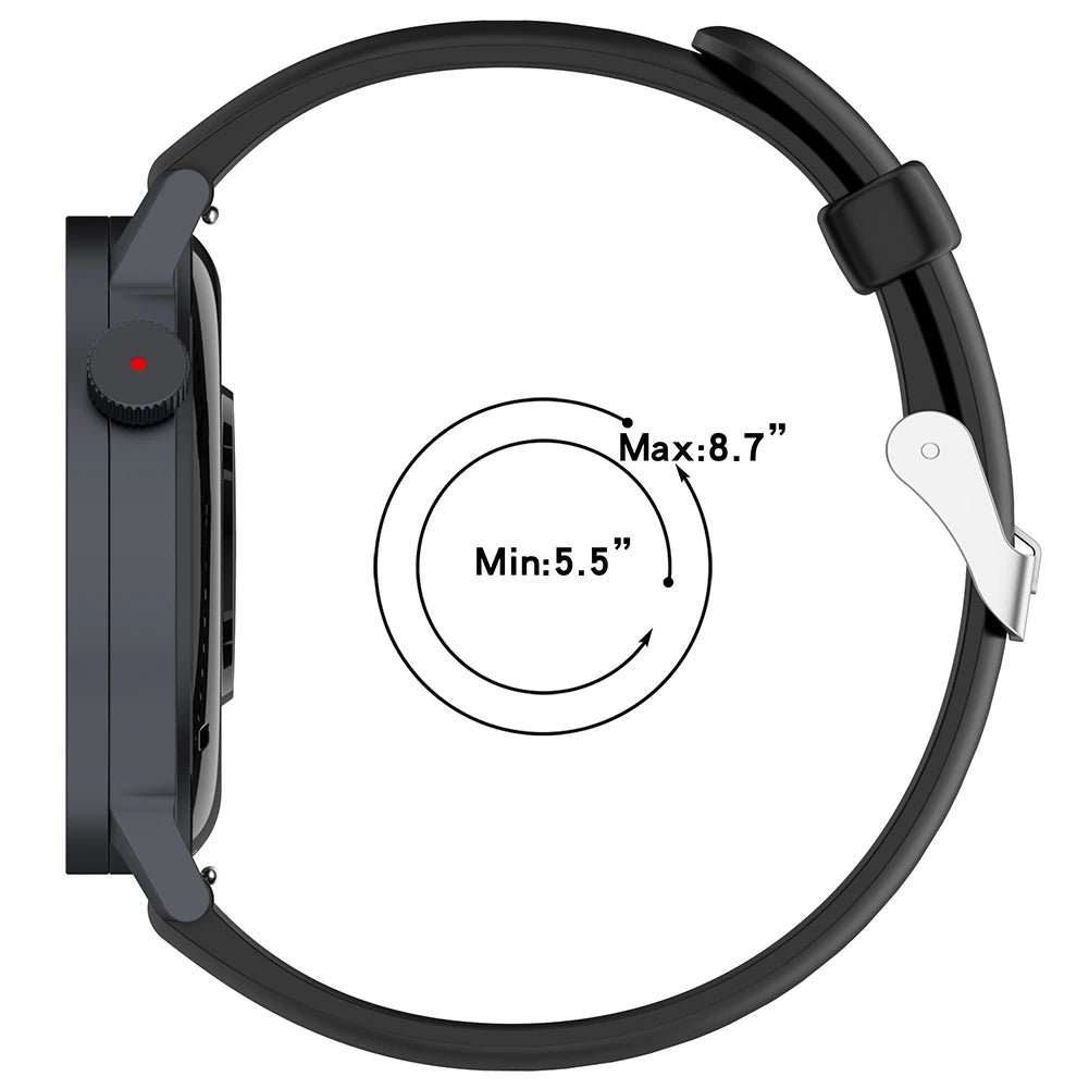 For CMF Watch Pro 2/Watch Pro1 Silicone Strap Adjustable Sports Wristband Bracelet Sweatproof Watchband Replaced Wristband