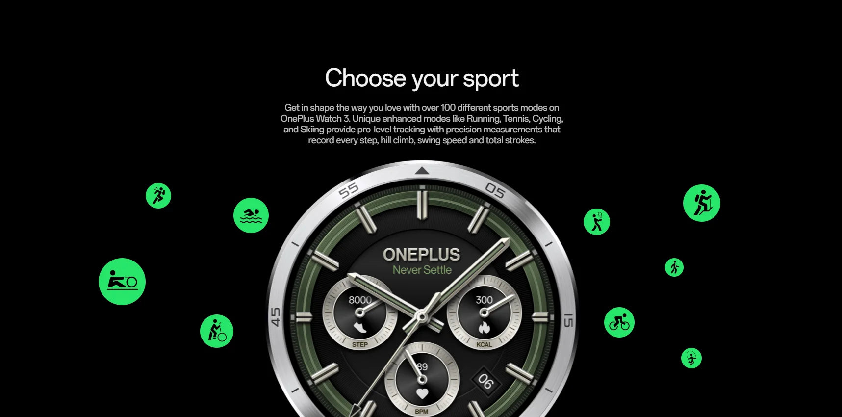 Global Version OnePlus Watch 3 Smart Watch 1.50inches LTPO  AMOLED Display Snapdragon W5 Processor Dual Frequency GPS Wear OS