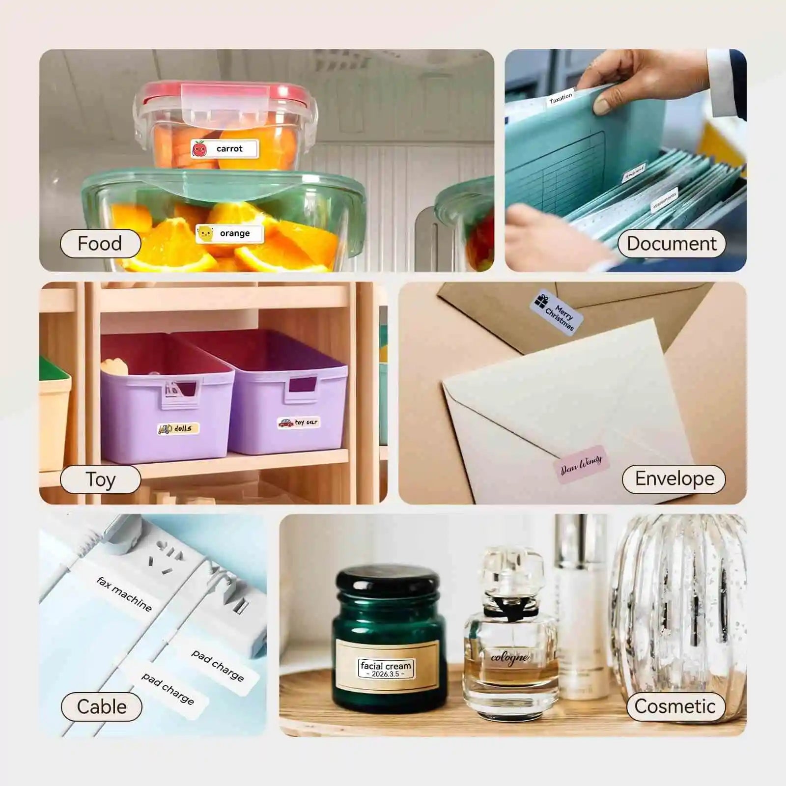 Niimbot D11/D110 Label Maker Wireless Pocket Self-Adhesive Name Tag Sticker Printer for Home Office
