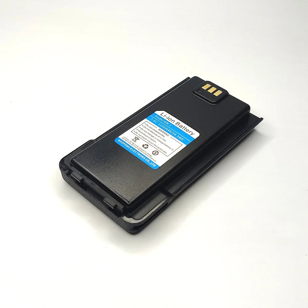 DM-1701 Walkie Talkie Li-ion Battery 2200mAh Rechargable Batterior For Baofeng Two Way Radios Digital DMR 1701 Extra Battery