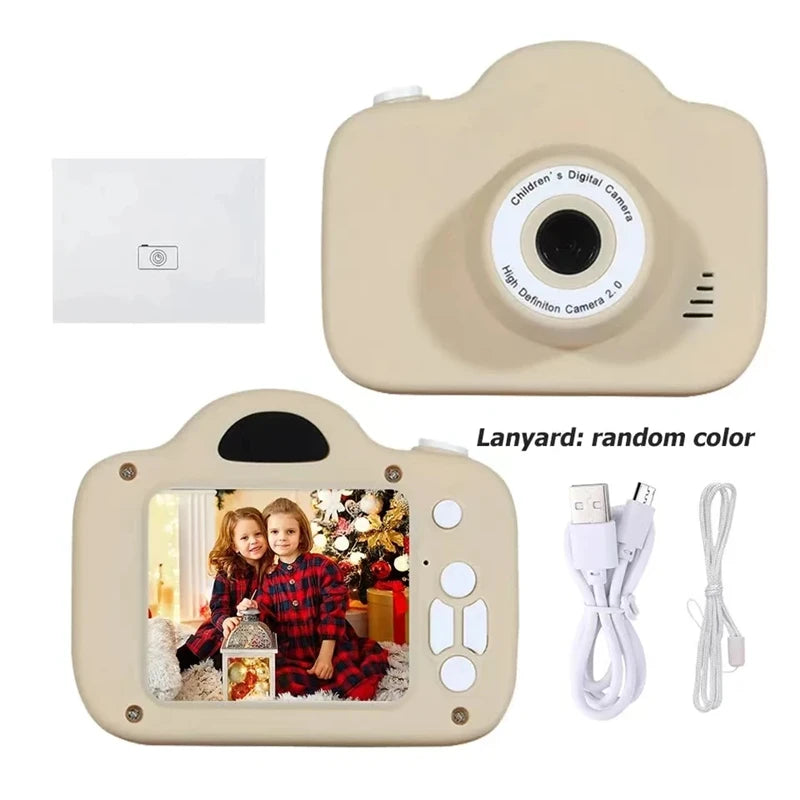 Kids Camera Digital Dual Camera HD 1080P Video Camera Toys Mini Cam Color Display Children Birthday Gift Kids Toys For Kids