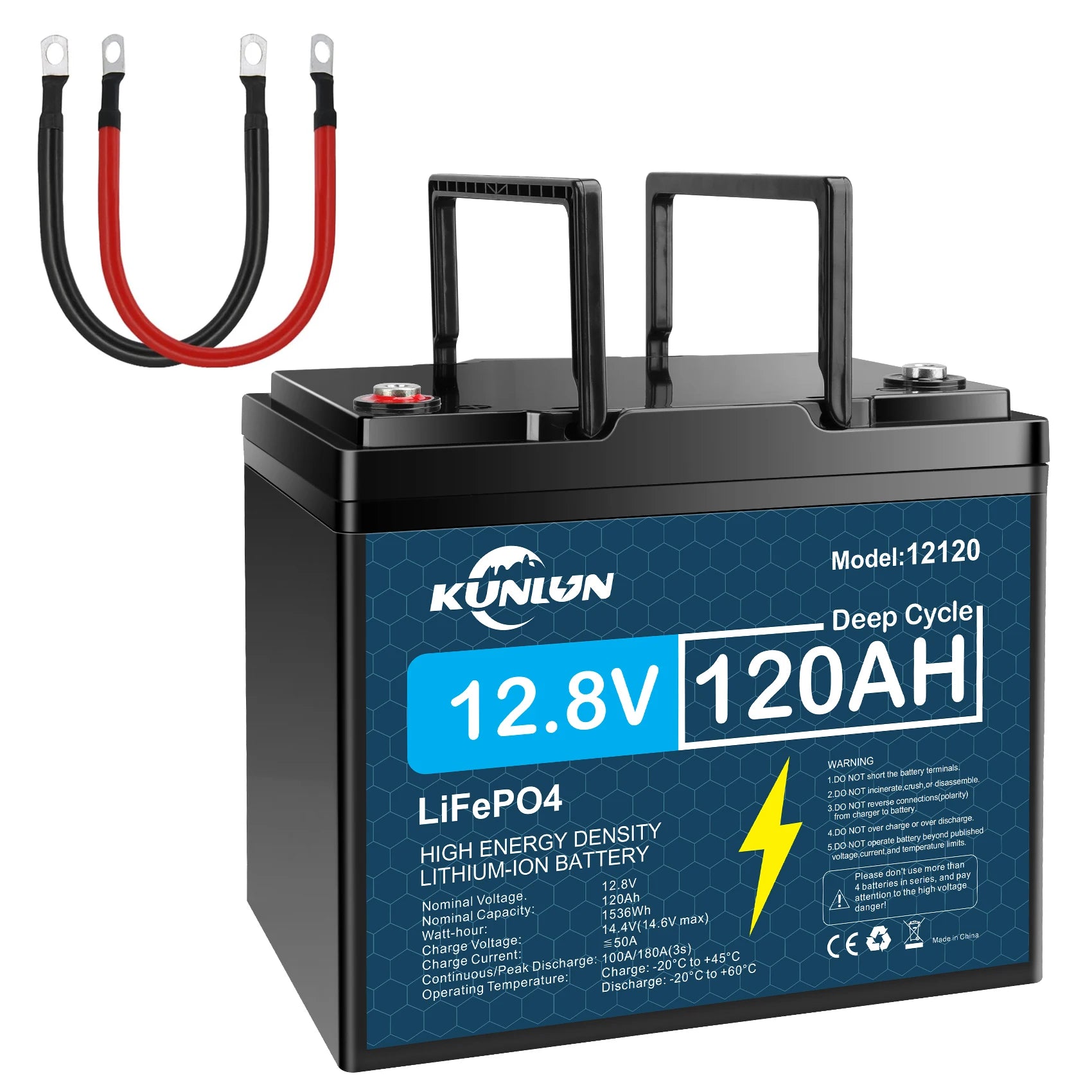 12V LiFePO4 Battery 30Ah 60Ah100Ah 120Ah 12.8V Lithium Iron Phosphate Batteries Pack 5000 Cycles RV Cart Boat Solar Battery