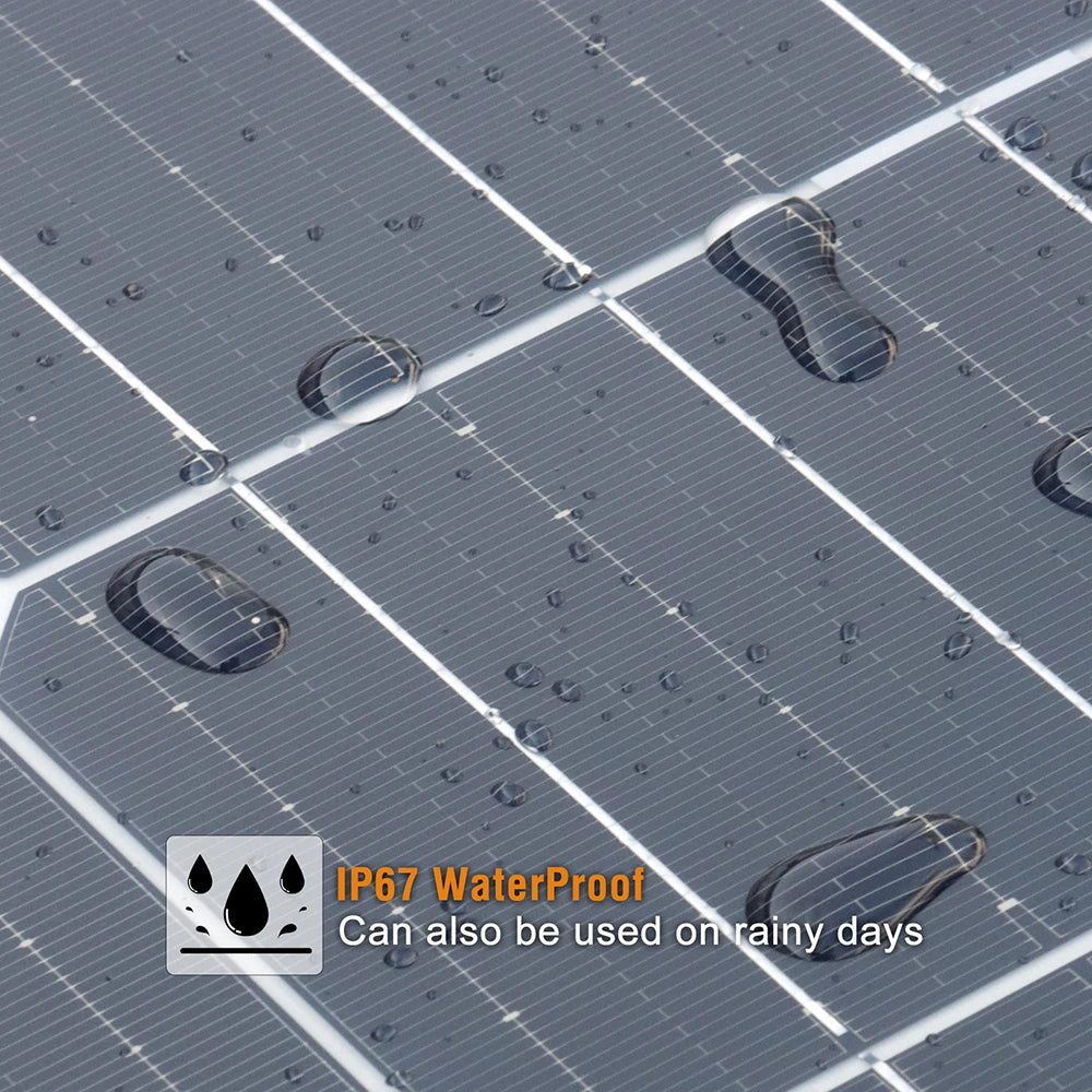Solar Panel PV 900W 750W 600W 450W 300W 150 W Mono Cells Kit | Photovoltaic Aluminium Frame Camping Balcony Home Charge 12V