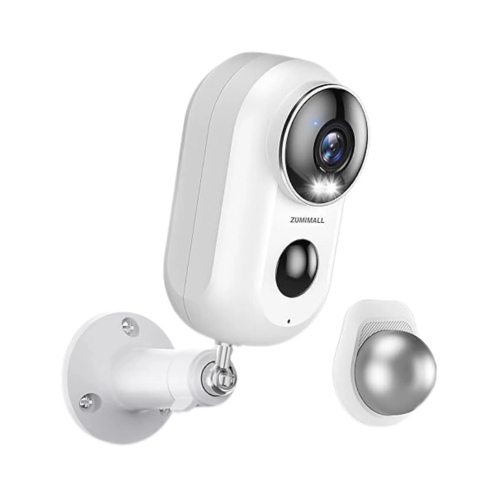 ZUMIMALL APP F5 Security Cameras Wireless Outdoor with Magnetic Mount, Battery Powered, 2.4G WiFi ,3MP Color Night Vision
