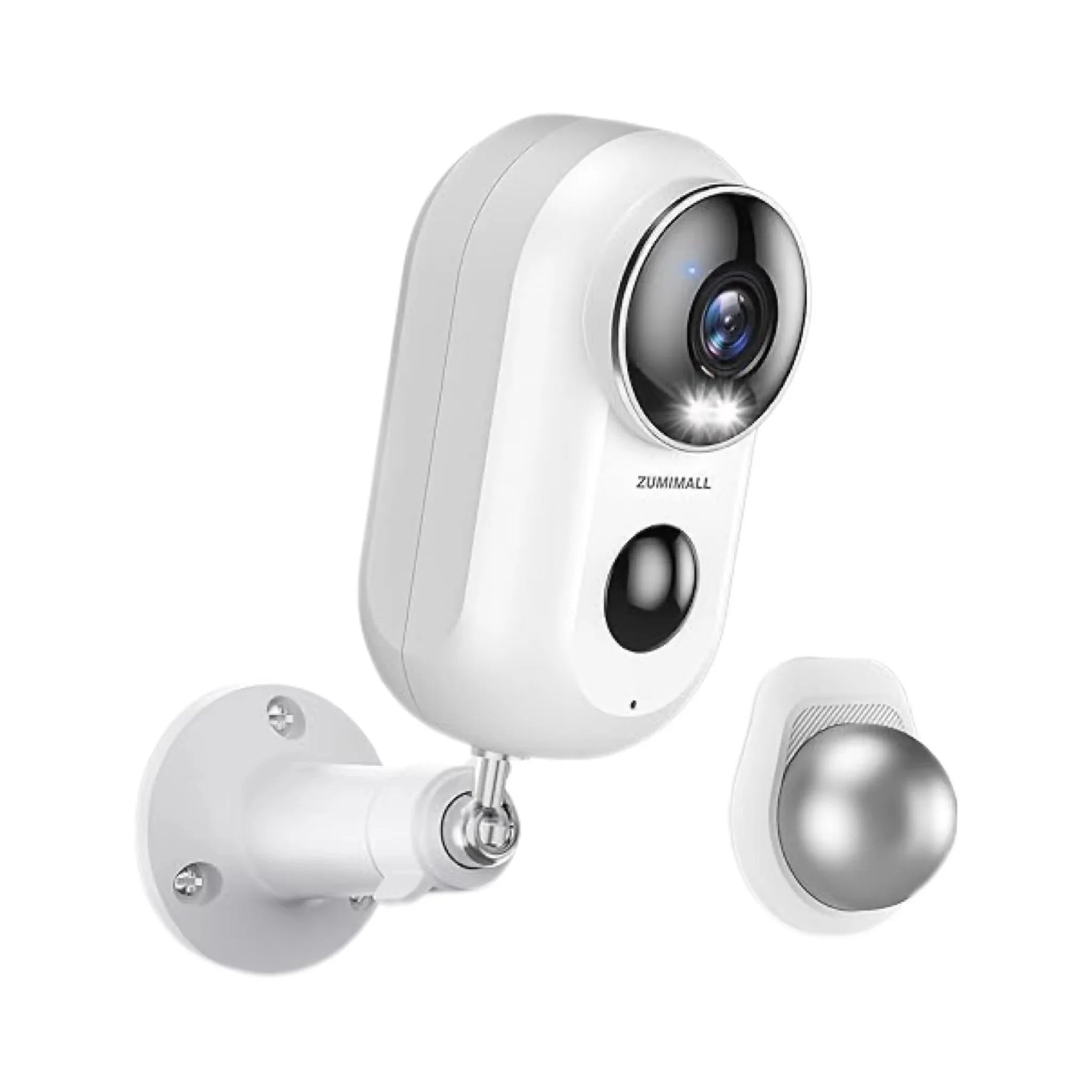 ZUMIMALL APP F5 Security Cameras Wireless Outdoor with Magnetic Mount, Battery Powered, 2.4G WiFi ,3MP Color Night Vision