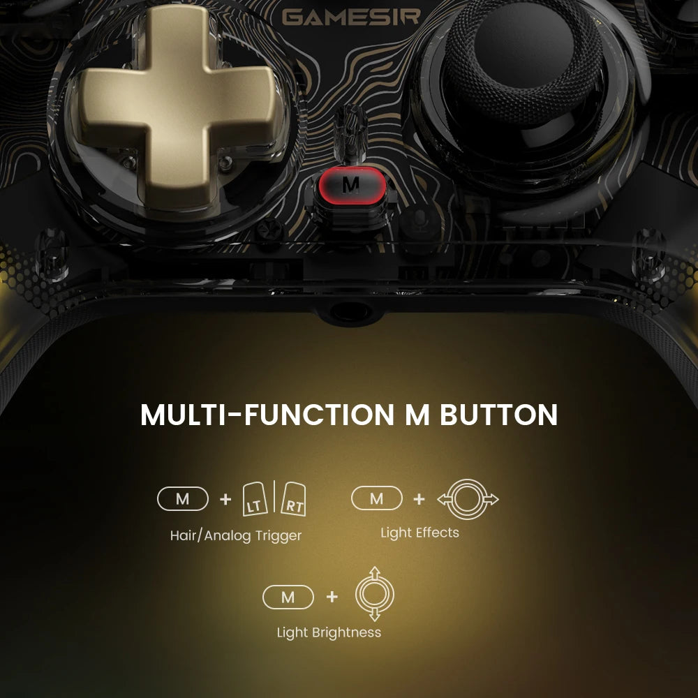 Original GameSir Kaleid Flux - Xbox Controller Wired Gamepad for Xbox Series X, Xbox Series S, Xbox One game console Hall Effect