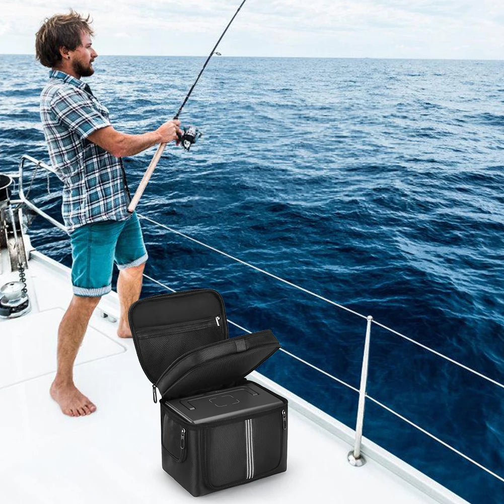 Portable Travel Case Waterproof Power Station Storage Case Protective Storage Bag for BLUETTI Solar Generator EB3A 268Wh LiFePO4