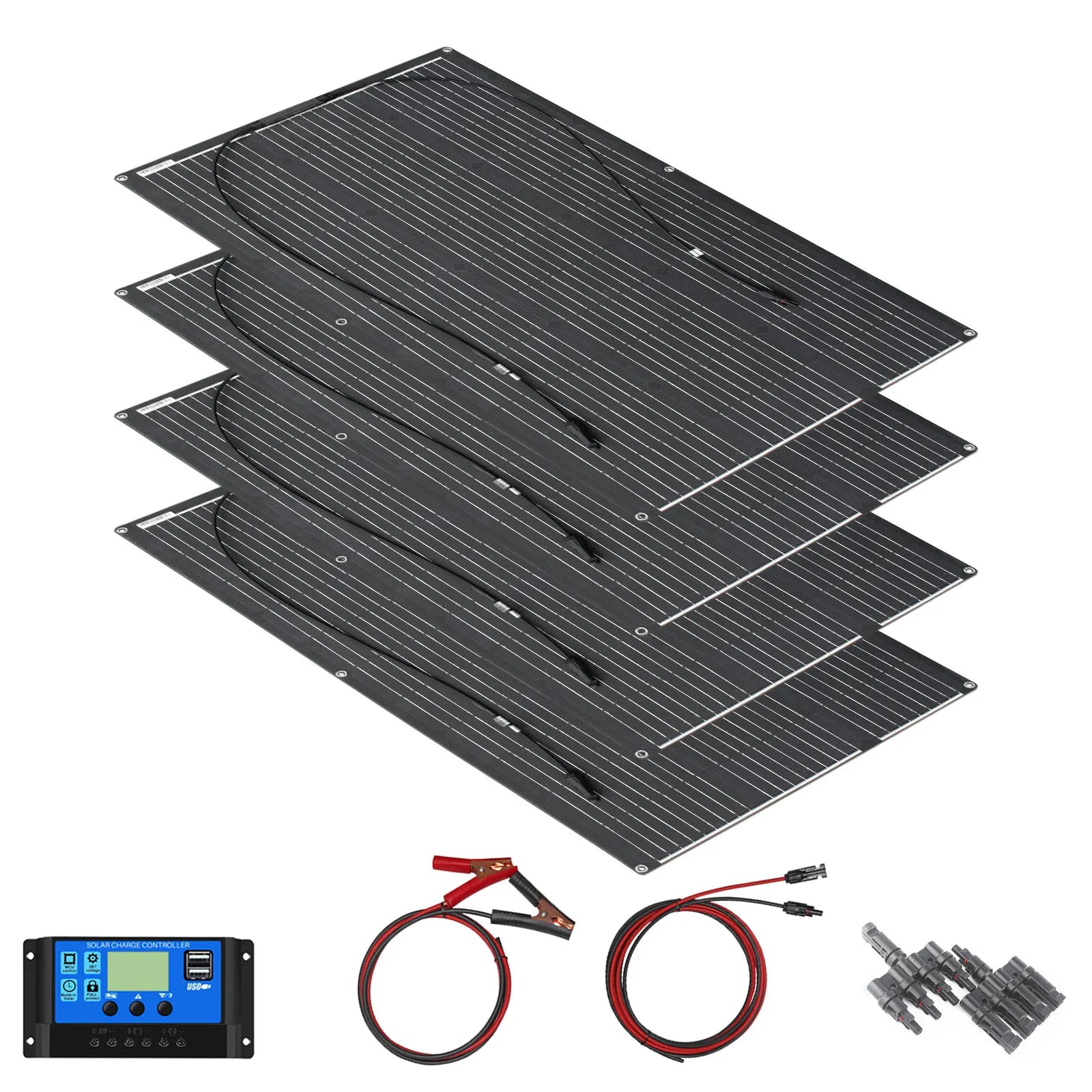Bendable Solar Panel Accessories and Solar Panel System ETFE 100w 200w 300w 400w 500w 600w