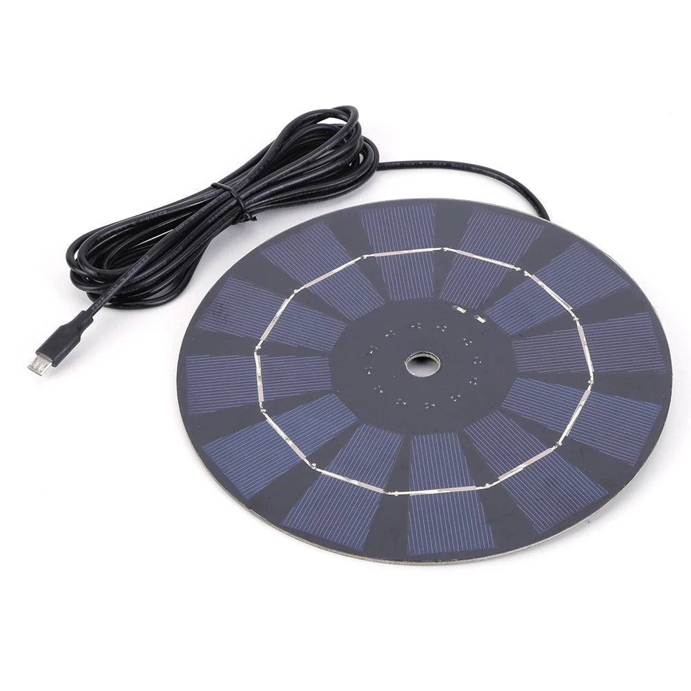5W 5V IP Security Camera Charger Power Supply Monocrystalline Portable Solar Panel USB Wall Mount for Doorbell Courtyard Lights
