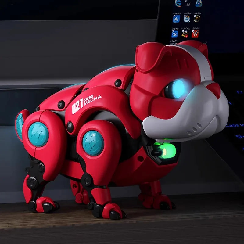 Robot dog, children's electric puppy toy, intelligent dog that can sing, dance, and make sounds, violent dog, mechanical dog