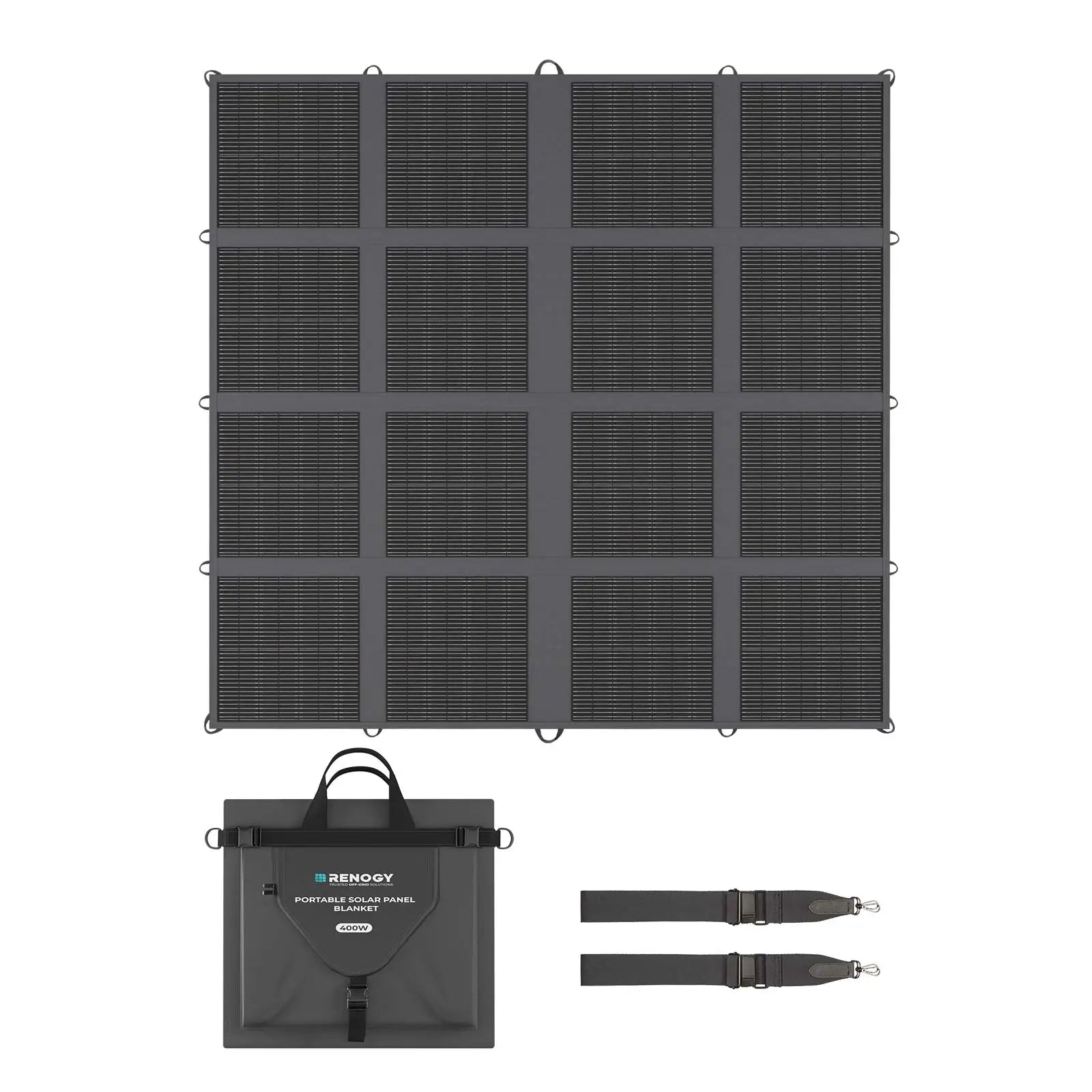 Renogy N-Type 400Watt Portable Solar Blanket Foldable Solar Panel, 25% High Efficiency, Lightweight Solar Generator