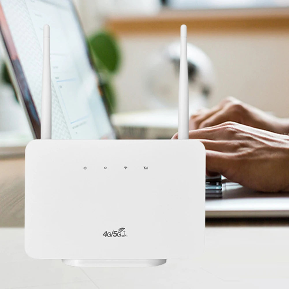 CPE106-E Wireless Hotspot 300Mbps 4G Router Wireless Modem External Antenna with Sim Card Slot EU Plug Internet Connection