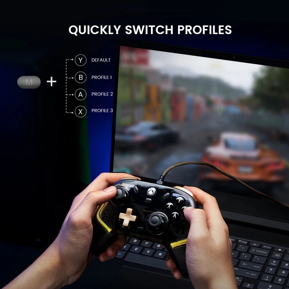 Original GameSir Kaleid Flux - Xbox Controller Wired Gamepad for Xbox Series X, Xbox Series S, Xbox One game console Hall Effect