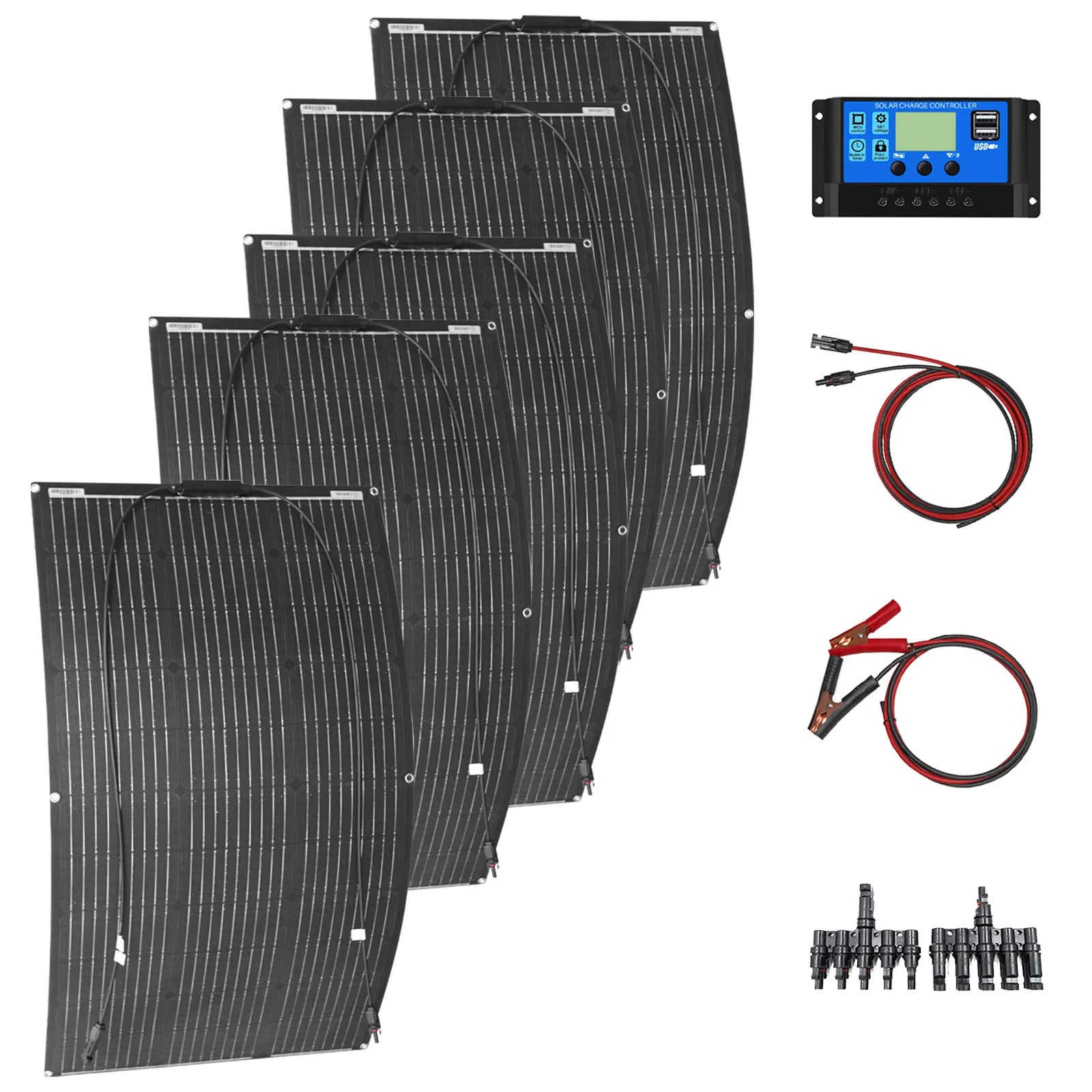 Bendable Solar Panel Accessories and Solar Panel System ETFE 100w 200w 300w 400w 500w 600w
