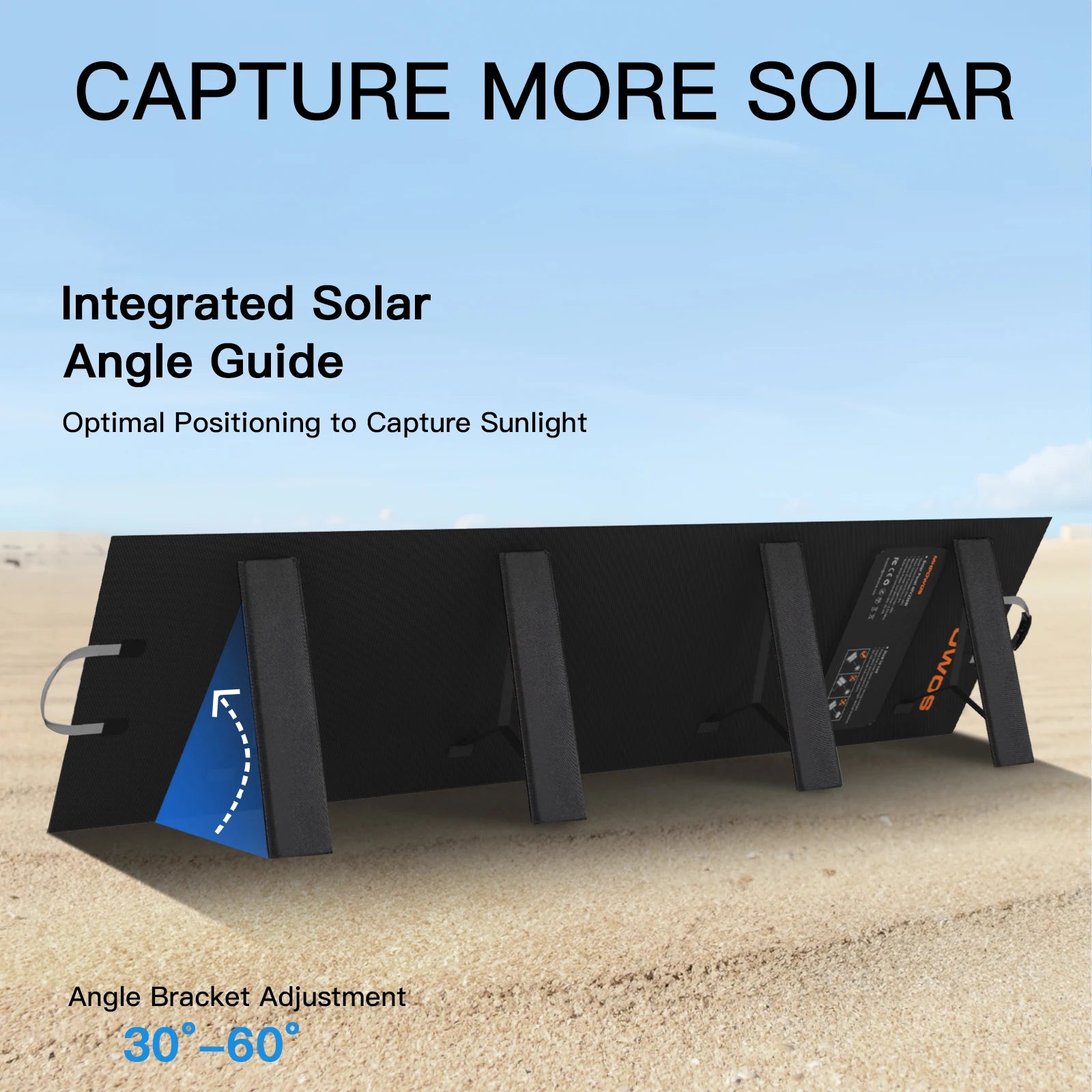 MHPOWOS 220W 110W Portable Solar Panel 220 110 Watt Foldable Solar Charger with Solar Cable 23.5% High Efficiency for Camping RV