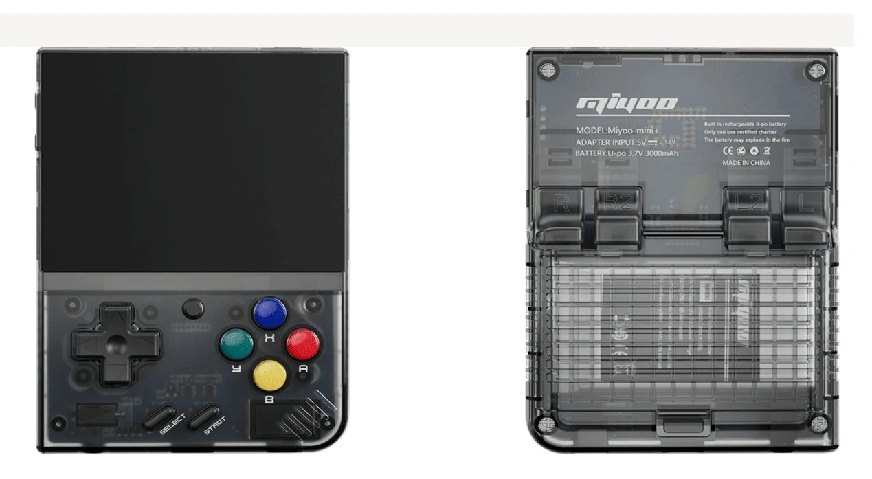MIYOO Flip V2 Handheld Game Players 3.5''IPS Screen Linux System Onion OS Video Game Consoles Free Storage Bag Gamer Gift Gaming