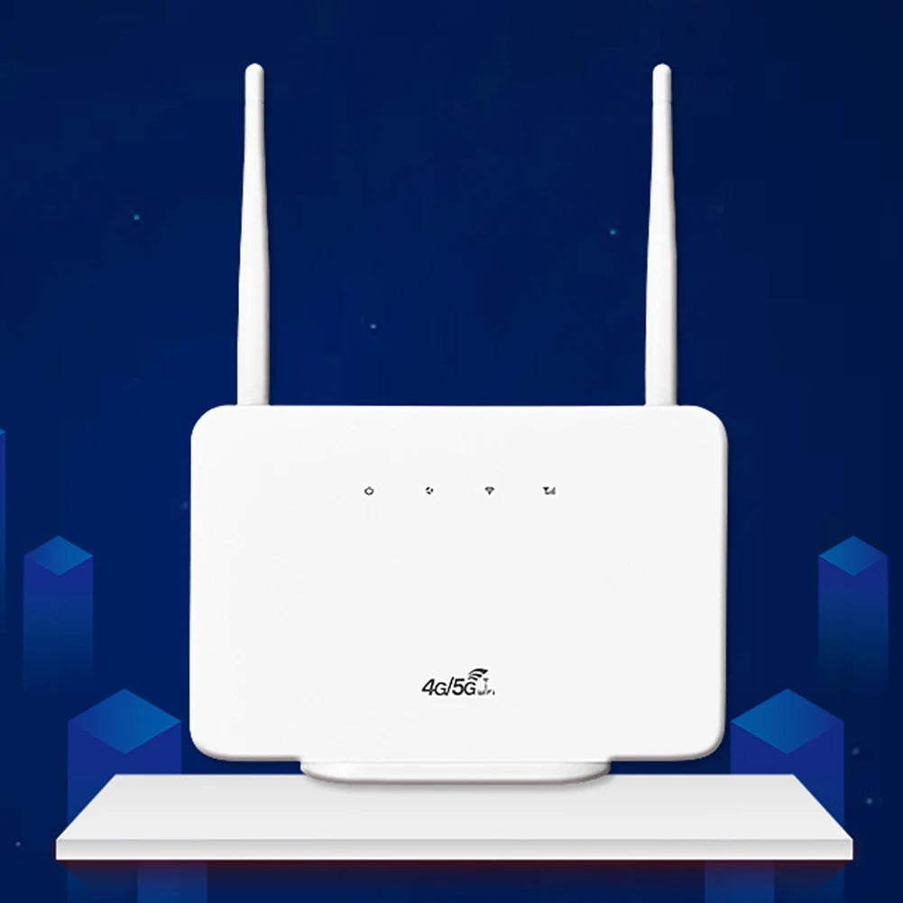 CPE106-E Wireless Hotspot 300Mbps 4G Router Wireless Modem External Antenna with Sim Card Slot EU Plug Internet Connection