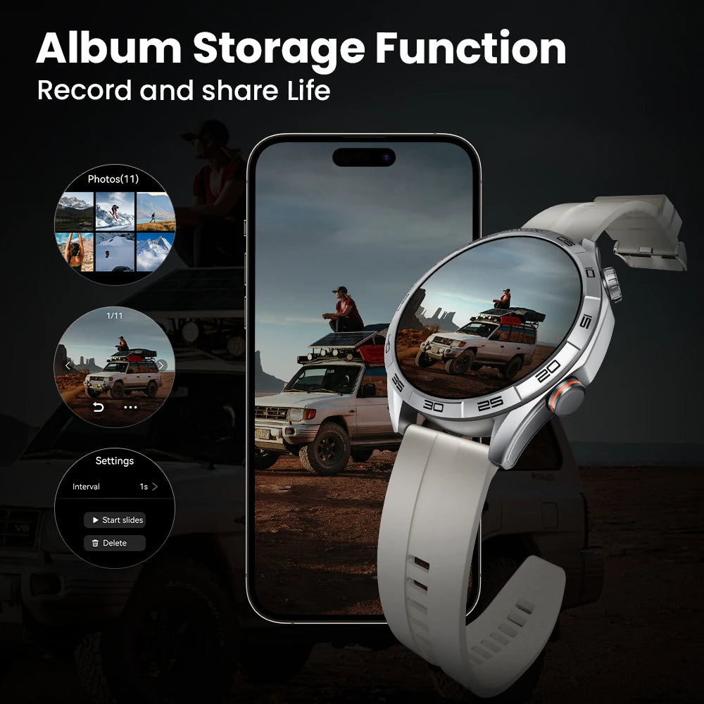 HAYLOU Solar 5 Smartwatchs 1.58'' AMOLED Display 60Hz Smart Watch Voice Calling 24H Health Monitoring Sports Smartwatch for Men