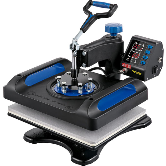 SucceBuy Heat Press Machine 12 x 15 /15x15 Inches Fast Heating 360 Swing Away Digital Sublimation T-shirt Vinyl Transfer Printer