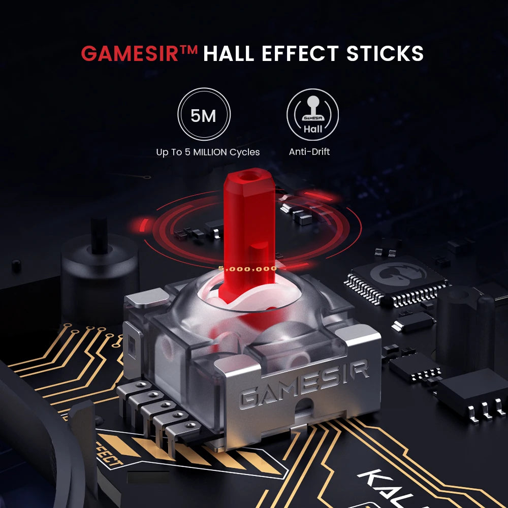 Original GameSir Kaleid Flux - Xbox Controller Wired Gamepad for Xbox Series X, Xbox Series S, Xbox One game console Hall Effect