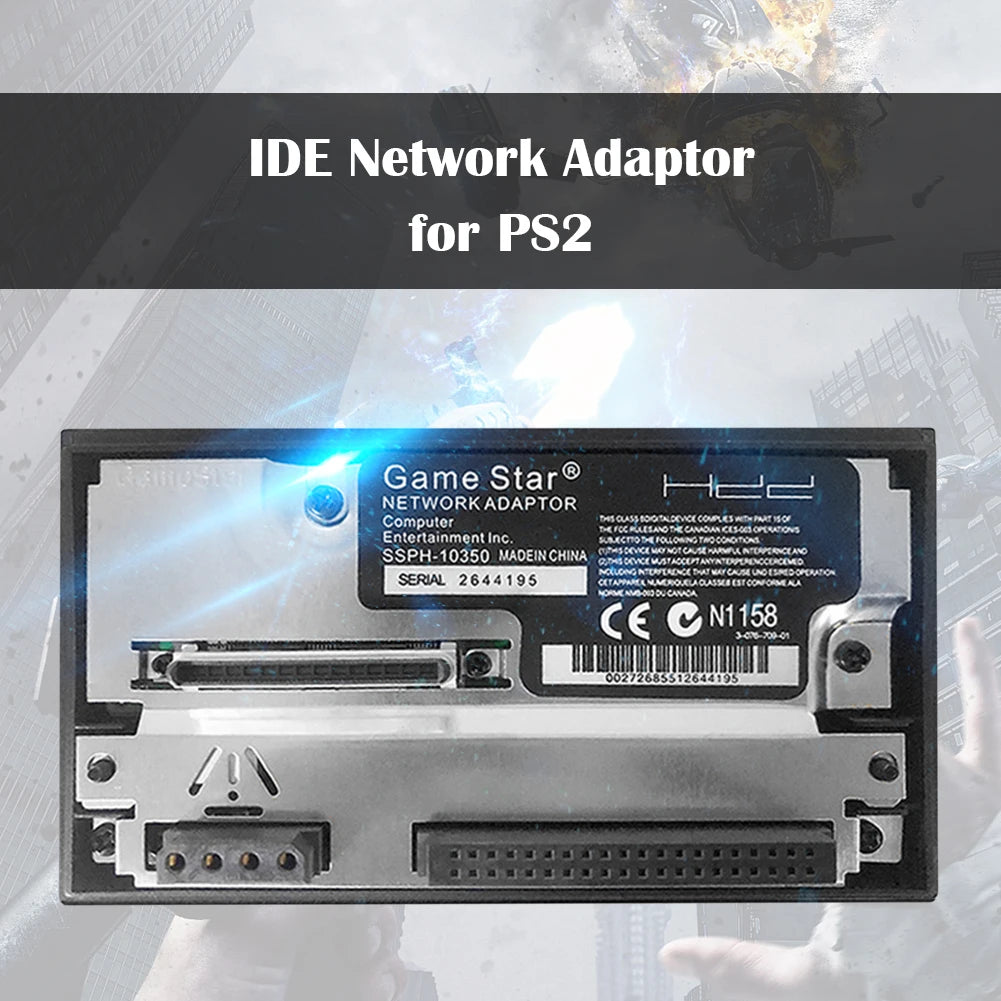 SATA Interface Network Card Adapter For PS2 Fat Game Console SATA HDD For Playstation 2 Sata Socket with Free McBoot Memory Card