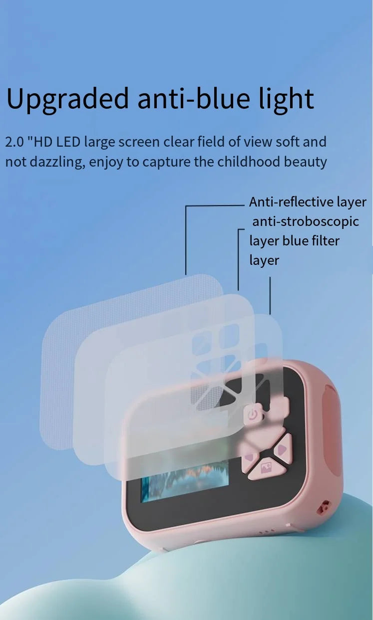 Waterproof children's camera HD digital photography video games Student travel Holiday gifts Toy mini camera