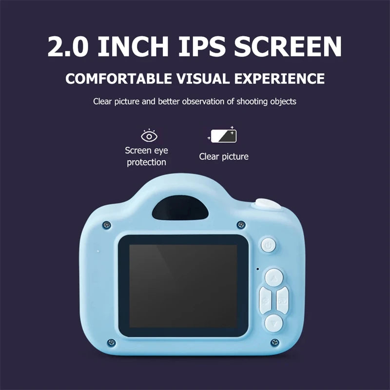 Kids Camera Digital Dual Camera HD 1080P Video Camera Toys Mini Cam Color Display Children Birthday Gift Kids Toys For Kids