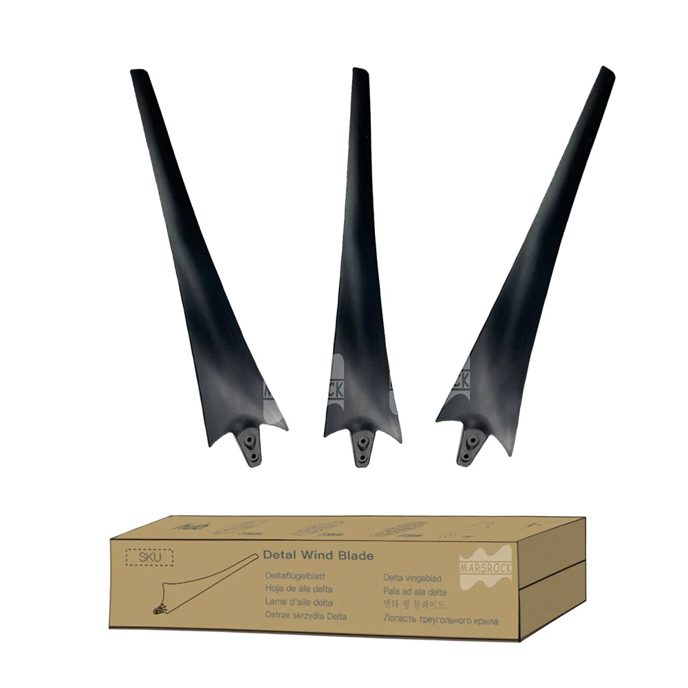 High Strength Carbon Fiber Wind Turbine Blades and 3 5 6 Wheel Hub Accessories, DIY Horizontal Wind Turbine Windmill Assembly