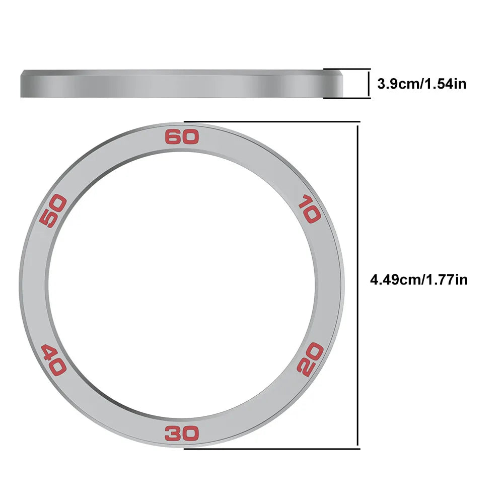 Metal Bezel Ring Replacement Case Cover Ring Tempered Glass Protective Flim Metal Watch Bezel for CMF by Nothing Watch Pro 2