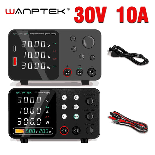 WANPTEK Laboratory DC power supply 30V 10A 60V 5A Adjustable Voltage Regulator bench power source for Repair charge batter