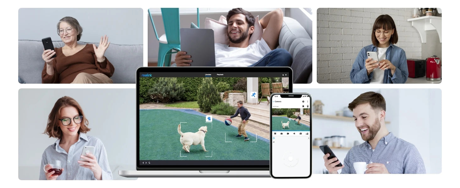 Reolink 5MP 8CH Home Security Camera System with Smart Detection Outdoor PoE IP Cameras NVR 2TB HDD Included for 24/7 Recording