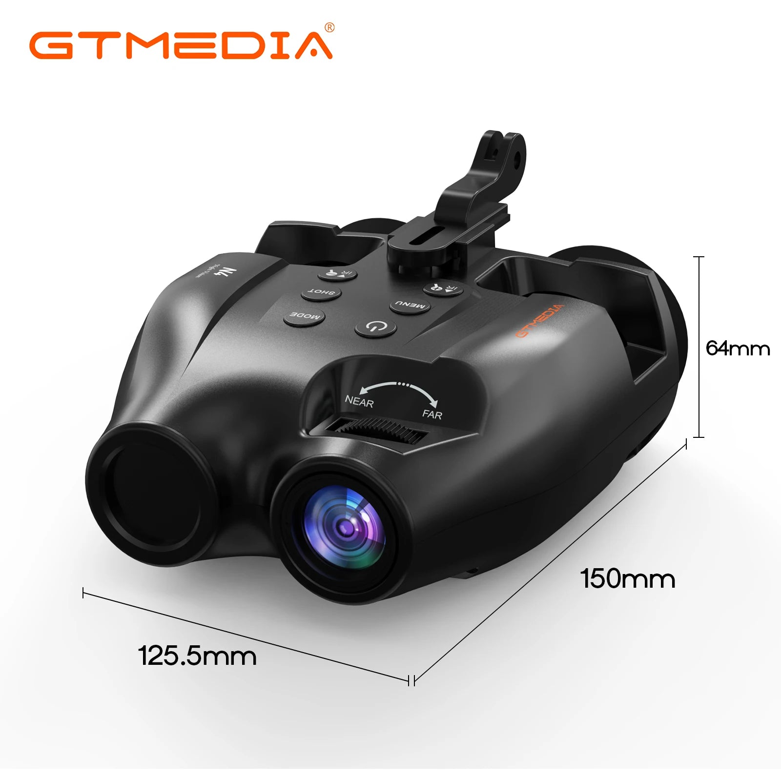 Gtmedia N4 Night Vision Binoculars Featuring Adjustable Brightness 5x Zoom And 1080p Video Recording For Outdoor Adventures