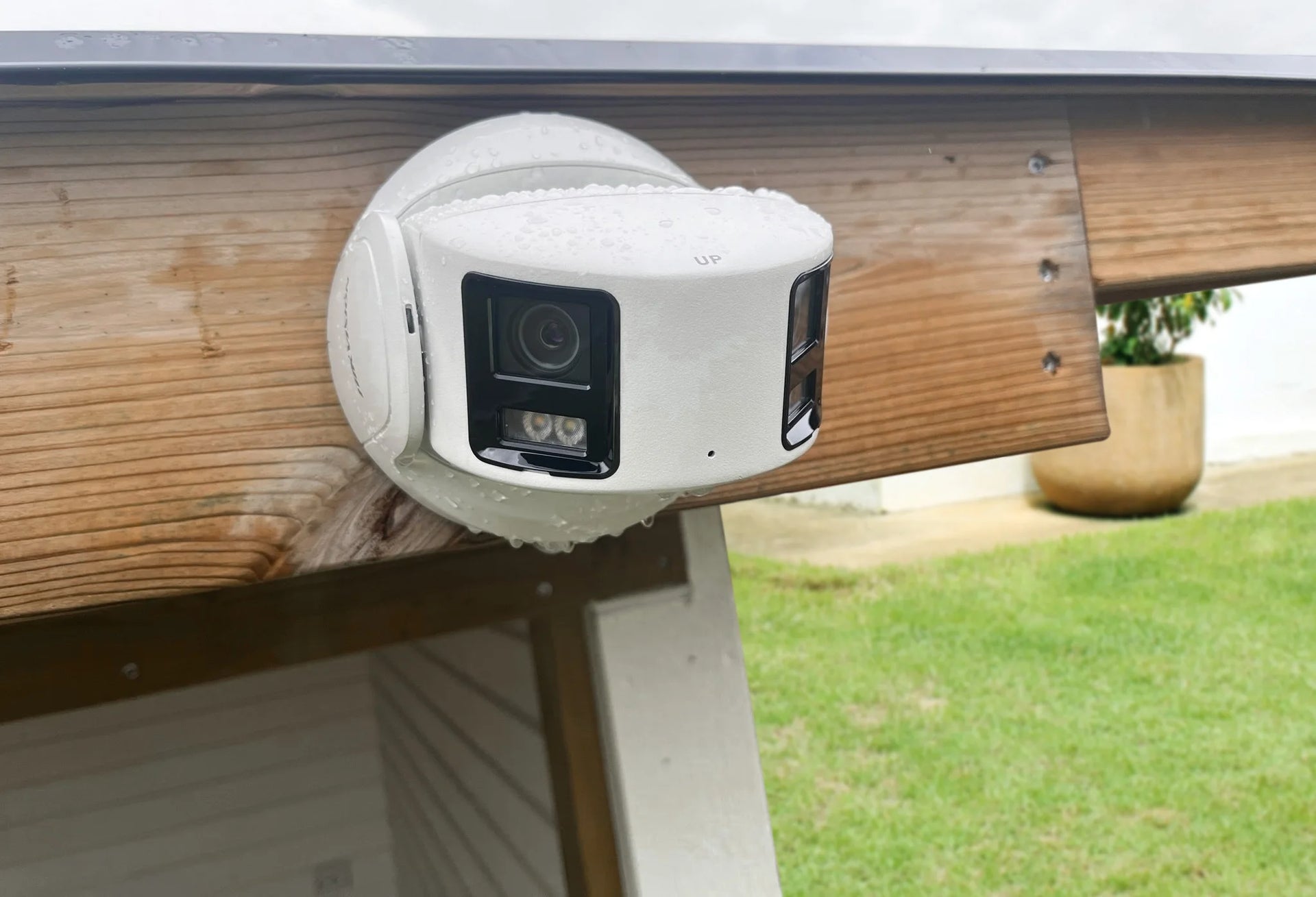 Hikvision 8MP IP Camera Panoramic ColorVu Turret DS-2CD2387G2P-LSU/SL 4K Security Double Lens Color Night Built-in Mic Speaker