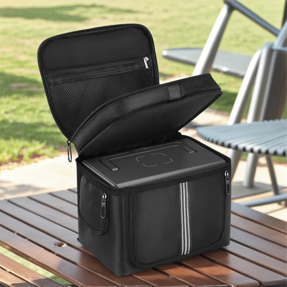 Portable Travel Case Waterproof Power Station Storage Case Protective Storage Bag for BLUETTI Solar Generator EB3A 268Wh LiFePO4