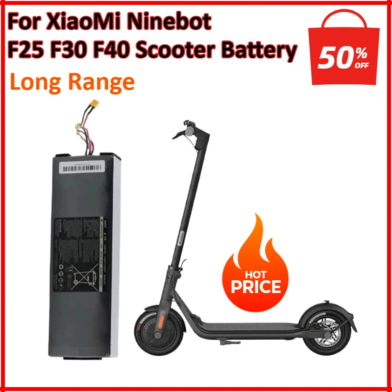5200/7800/10500mAh 36V Battery For Xiaomi Ninebot F20 F25 F30 F40 Electric Scooter Accessories Lithium Ion Battery Accessories