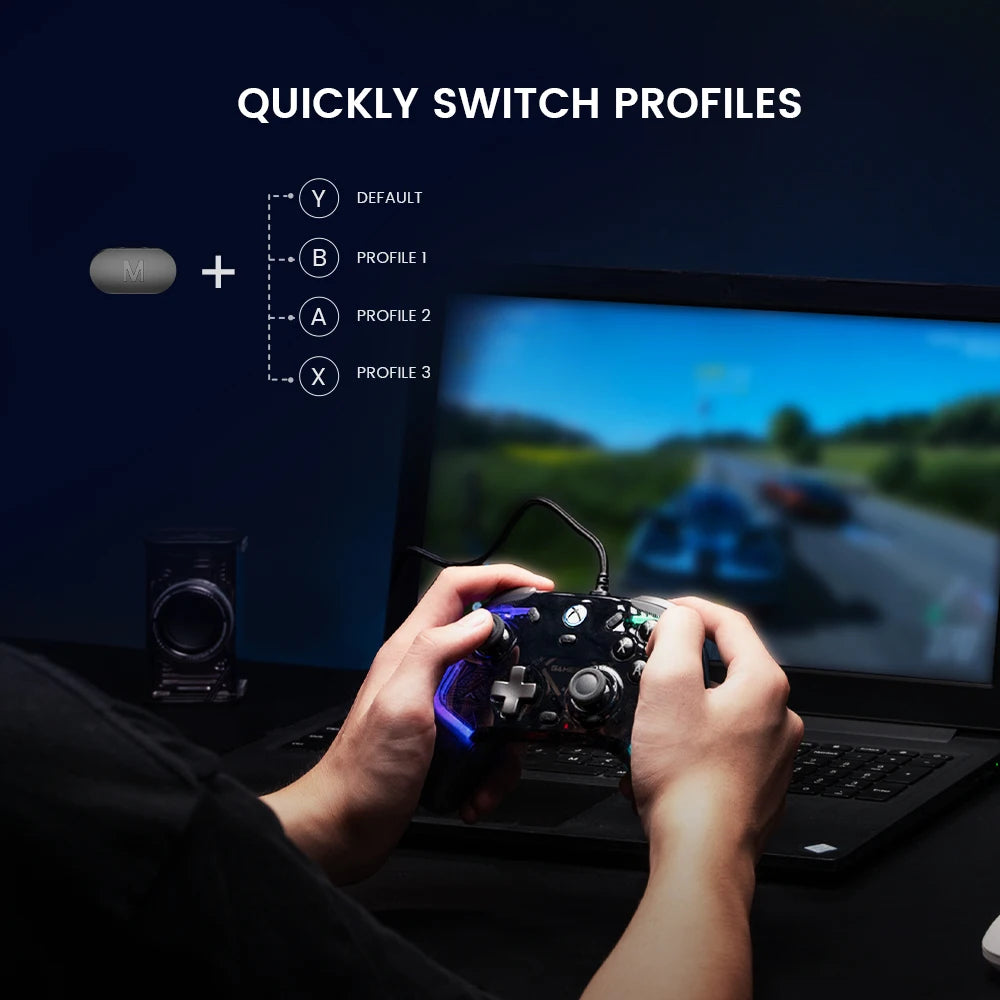 Original GameSir Kaleid Flux - Xbox Controller Wired Gamepad for Xbox Series X, Xbox Series S, Xbox One game console Hall Effect