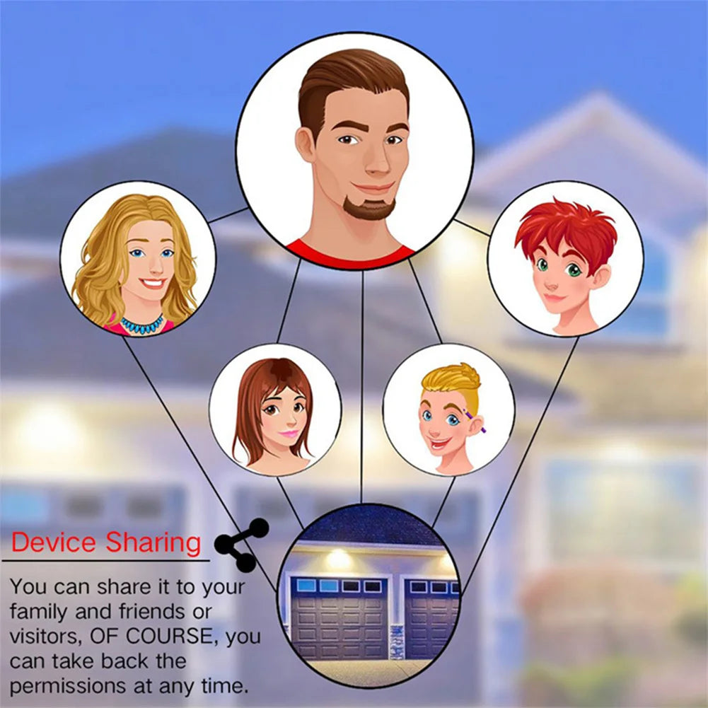 Tuya Smart life Garage Door Opener Wifi Switch ewelink APP Control Audio Password Control Real Time Monitor Work With Alexa Siri