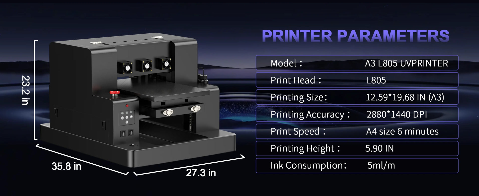 OYfame US EU Stock A3 A4 DTF Printer impresora UV dtf A3 For Epson XP600 T shirt Printing Machine A3 For L805 UV DTF Printer A3