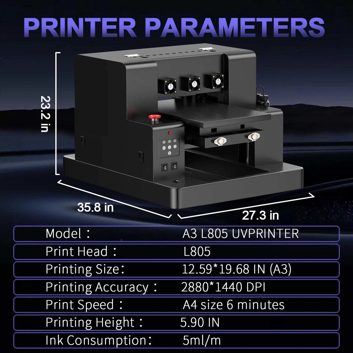 OYfame US EU Stock A3 A4 DTF Printer impresora UV dtf A3 For Epson XP600 T shirt Printing Machine A3 For L805 UV DTF Printer A3