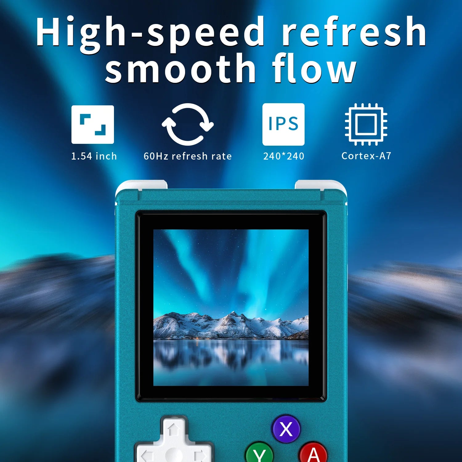 ANBERNIC G Nano Handheld Game Console Portable Retro Video Games Consoles Hand Held Aluminum Alloy CNC Music Player 1.54Inch IPS